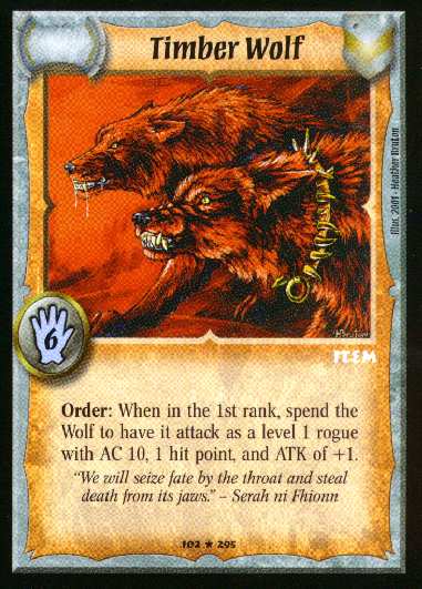 Timber Wolf - Foil